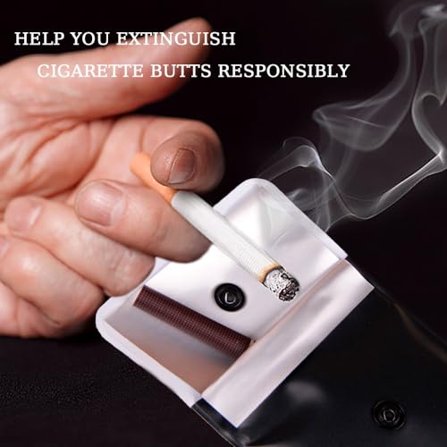 6 Stuks Zak Asbakken, EVA Vuurbestendig Herbruikbare Asbak Pouch, Odorless Asbak, Draagbare Sigaretten Asbak, Compacte Geur Proof Zak, Cat Nest Tray voor Roker, Outdoor, Reizen, Huis (6 Styles) 5