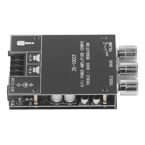 ZK-1002T 100W*2 5.0 Versterkerkaartmodule met bas en hightone control, two-channel stereo, DC 12-24V - voor Home Theater en Subwoofer 3