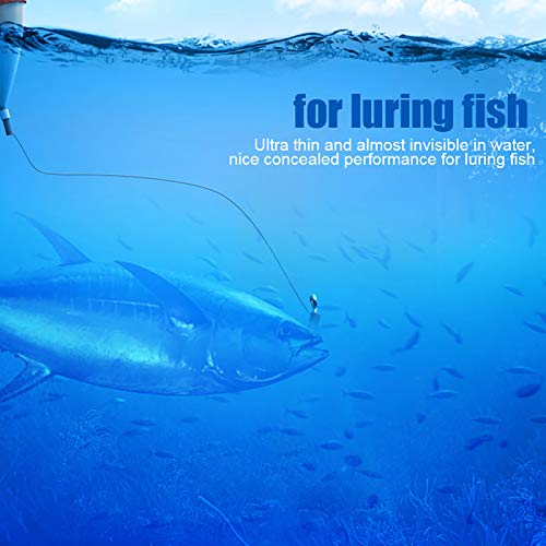 Elastische vislijn, Anti Slip Nylon vislijn met hoge sterkte, Draag resistent, Zeer elastisch, Zacht voor buitenste rivieren