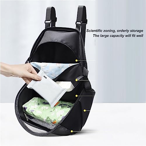 Baby kinder kinderwagen tas, multifunctionele divider, grote capaciteit kinderwagen opslagzak, Oxford Stof kinderwagen opslagzak, hangen voor mam