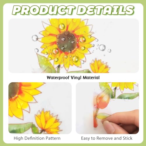 Lichtschakelaar Sticker,4st Kleurrijke bloemen Wandstickers Waterdichte lichtschakelaar Covers Decor Stickers Wandschakelaar Sticker voor woonkamer Slaapkamer Badkamer Keuken Office 4