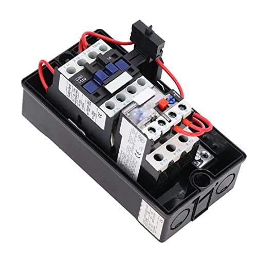 Elektrische motorschakelaar, 12‐18A Motor Start Control ABS Waterdichte behuizing Stabiele prestaties Eén machine Dubbel gebruik voor watertoepassingen