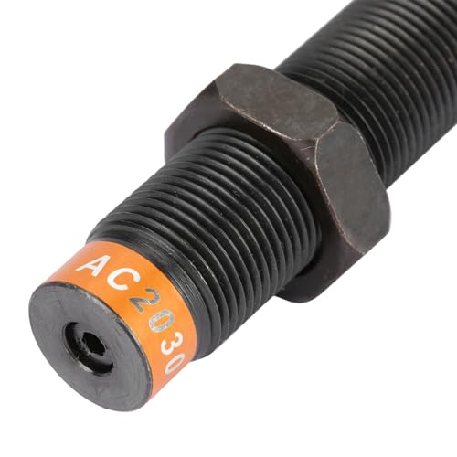Hydraulische schokdemper M20 x 30 mm, voor pneumatische cilinder AC2030-2 Hydraulische schokdemper met zelfinstellende snelle terugslagklep 3