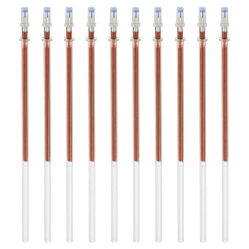 1mm Gel Pens Refills, 24 Pack Sparkle Metallic Ink Grease Point voor volwassenen Kleurplaten Scrapbooking Art Tekening Journaling, Bruin