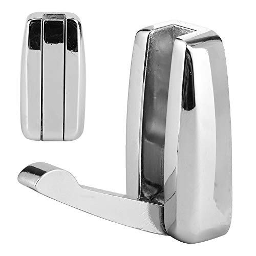 Shanrya RV Kleding Hooks, 2 stuks Verborgen haken voor hoeden, voor boten, auto RV Car Home (Clear Silver)