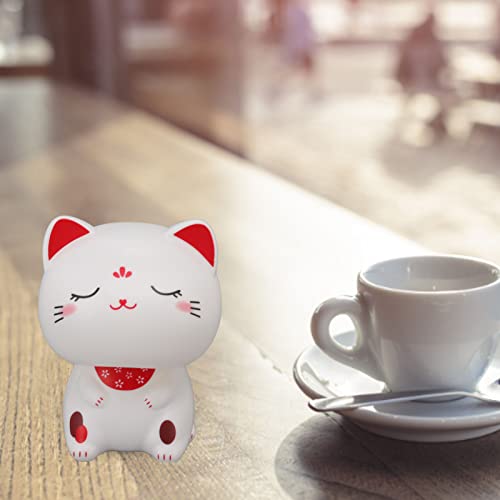 Fotosensitief standbeeld Lucky Cat Nodding Kat Chinees Lucky Cat Decoratie, Lucky Cat Japans Lucky Cat Car Bureau Decoratie (Type 2)