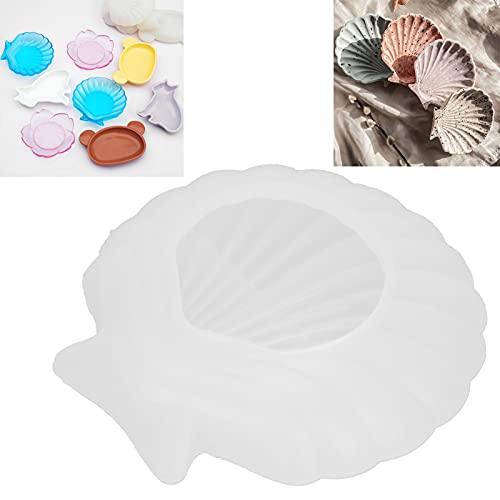 Shell Jewelry Tray Mold Seashell Siliconen Opbergplaat Vorm, DIY Tray Silicone mal Seashell Siliconen opslagplaat Vorm Eenvoudig te verwijderen voor DIY ambachten Home Decoratie Ring Trin 3