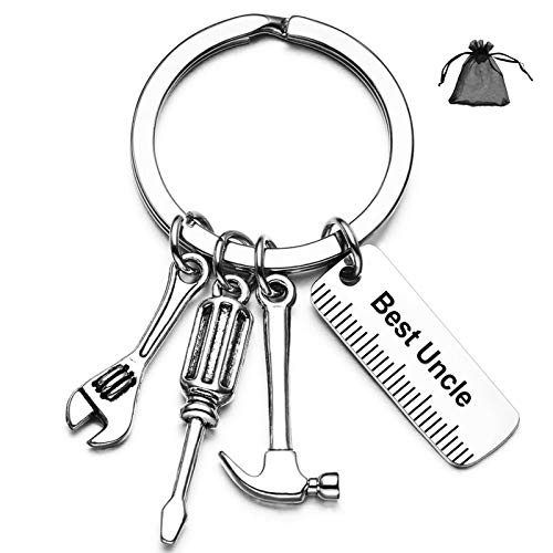 Beste oom sleutelhanger speciale oom sleutelhanger geschenken voor verjaardag Thanksgiving kerst nieuwjaar viering 1st