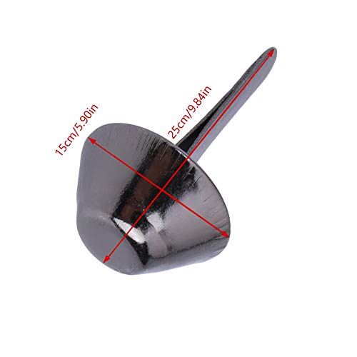 50 st. Purse handtas Cone Feet Nail Head Stud Spike Leather Craft Supplies (10mm-zwart) 4