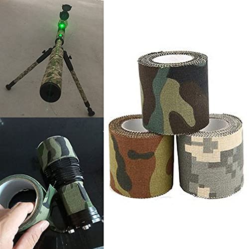 10m waterdichte camouflage tape buiten zelfklevende beschermende stretch bandage roll dikke camo wrap tape voorkomt glad 4