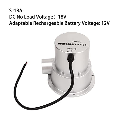 Kleine waterturbine Hydro Generator Brushless Motor met permanente magneet voor Hydro-elektrische Power Generation ondersteunt het opladen van 12V-24V batterijen (SJ18A)
