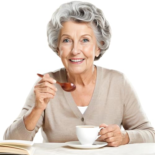 Houten lepel 6 stuks, honinglepel natuurlijke, kleine houten lepel, handgemaakte houten lepel, koffielepel voor warme chocolademelk, keukenaccessoires