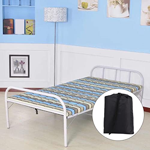Zwart Portable Folding Bed Cover Meubels Stofdichte Beschermhoes voor binnen en buiten Opvouwbare Bed Opberghoes(102 * 33 * 104cm) 5