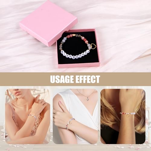 Bruiloft getuige armband, bruidsmeisje, Vragen Cadeau, Stretch armband voor bruidsmeisjes, bruidsmeisjes, bruiloft sieraden, geen 5