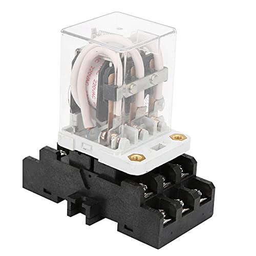 JQX-38F, JQX-38F Silver Alloy Intermediate Relay, Large Power, 3Z, 3H, 3D, Silver Alloy, Contact Relay, 40A, Relay (DC24V met Pedestal)