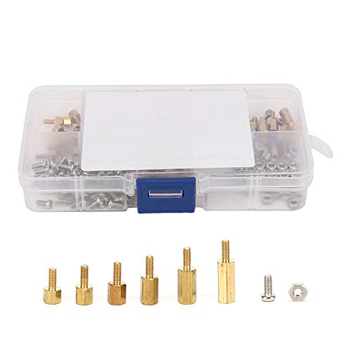 180 st M2/2.5/3 Stand-off Set 1-Way Carbon Steel Nuts Fasteners Assortiment Kits met Box Fasteners voor Electronics Industry(M2.5) 4