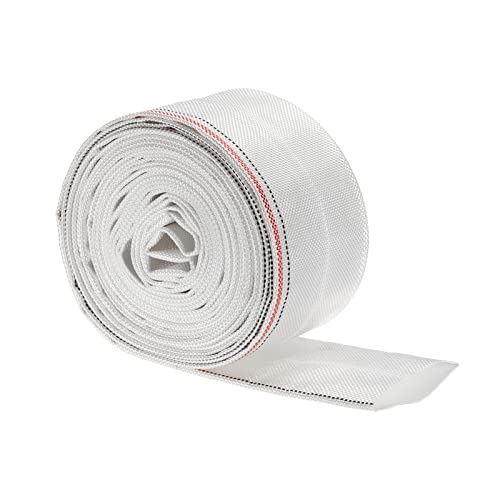 50mm ID 25ft Lichtgewicht Backwash Slangenpoot Flat Versterkte afvoer PVC slang 0.8MPa voor Zwembad