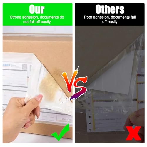 Verpakking van 30 Zelfklevende verpakkingen, A5 Transparant Zelfklevende Cargo Portemonnees, Pack Fur Shafts, Document Bags, Transparante Mailing Bags, voor waybills, certificaten, facturen 3