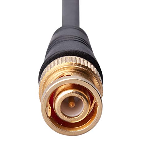 Coaxiale kabel RG59 3m BNC Man naar RCA Man Plug en Gold Plated Connector Koppeling 75 Ohm Phono Plug Cinch Connector Pure Koper geleiders voor TV-beveiligingssystemen 3