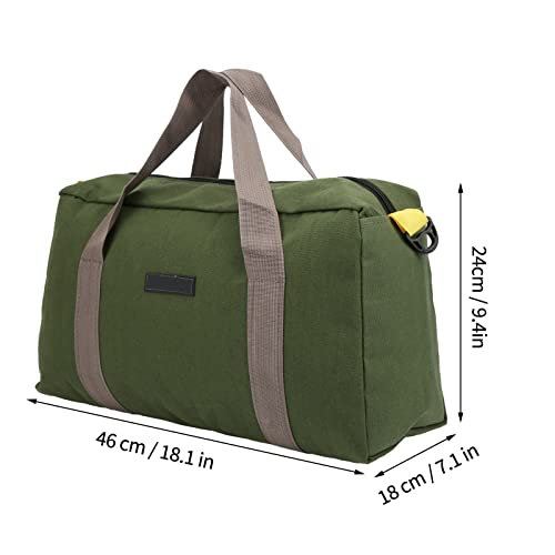 Draagbare gereedschapszak, 46 x 18 x 24 cm, Waterdichte canvas, Multifunctioneel, Draagbestendig, Elektrisch, Timmerwerk, Gereedschap, Organisator, Zak 4