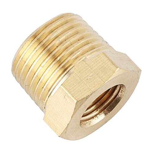 NPT Brass Pipe Reducer Adapter Bus Bus passen 3 8in man tot 1 vrouw voor water brandstof gasolie Premium kwaliteit duurzaam materiaal