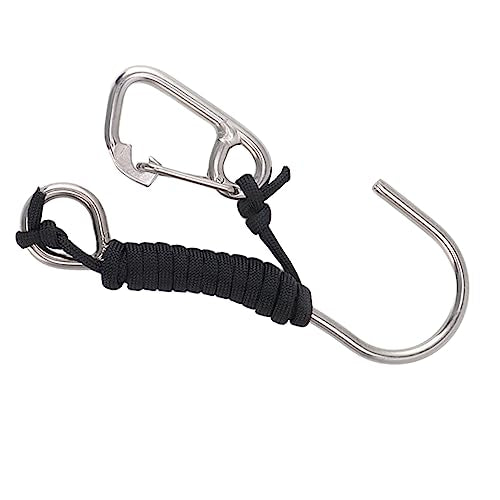 Duiken Reef Hook, Duiken Roestvrij stalen rif Hook Anti Verloren Stevig Umbrella touw draagbaar voor onderwater 4