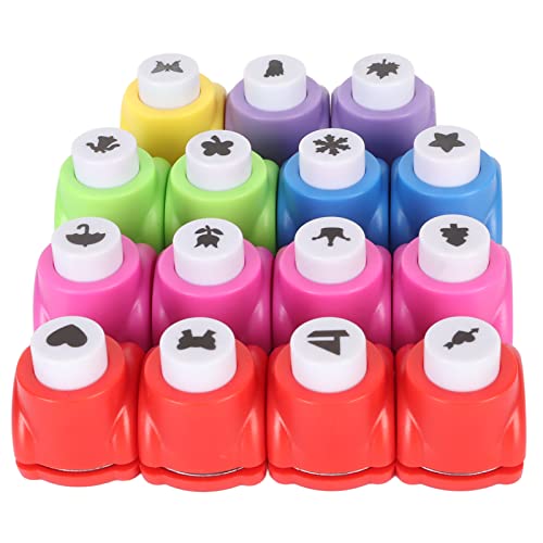 Hole Punch, 15Stuks Vorm Paper Hole Punch Set voor kinderen DIY stimuleren imagination Craft gaten Punch voor Scrapbooking Journaling Groeten