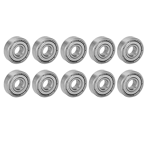 10PCS S608Z Roestvrij stalen kogellagers 8x22x7mm, Stille Rotatie, Hoge Snelheid, Rustbestendig, Draagbestendig voor Longboards Roller Skates 5
