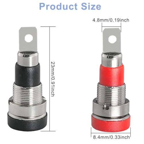 12 st. Banana Jack Socket, Vrouwelijke Banana Plug Connector, Panel Montage Binding Post voor 4mm Banana Plug Connector DIY Testproject