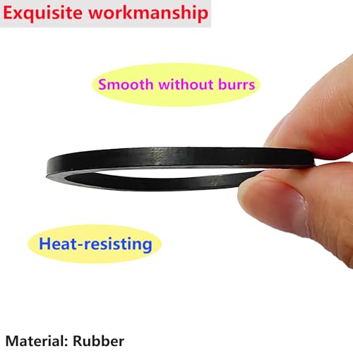 6 stuks Flat Rubber Seals, Siphon Seal voor O-ringen, Drain Seal, Diameter 45 mm, ID 39 mm 4