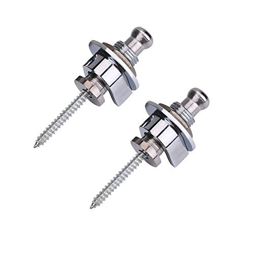 2sts Guitar Strap Locks, Guitar Strap Buttons Anti-Skid Straplocks Elektrische akoestische gitaar Bass Strap Locks