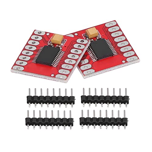 2Pcs TB6612FNG Dual DC Stepper Motor Driver Module, Dual Driver Controller Board H Bridge voor DC Stap TB6612FNG 5