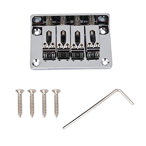 4 String Guitar Bridge, Guitar String sluiting voor Cigarbox elektrische gitaar Bas Ukulele