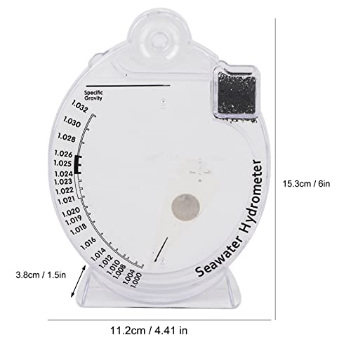 HappyFish H-018 Zeewater Salinity Refractometer - Zoutwatermeter voor aquacultuur voor nauwkeurige test van het zoutgehalte (KIMISSot2bnsxm5u-11) 4