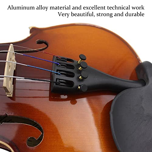 4 Finetuners Viool Finetuner Tailpiece Aluminium Fiddle Tailgut Tailgut Tailpiece voor volledige maat Viool 1/8 3/4 4/4 Maat Onderdelen Accessoires 4