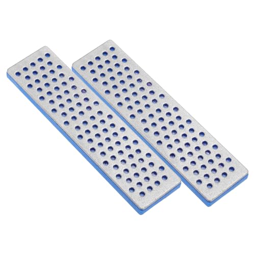 100mm Extra Coarse Snowboard Diamond Stone, 2st Ski Edge Grinder Diamond Rand Bestanden Snowboard Whetstone, Blauw