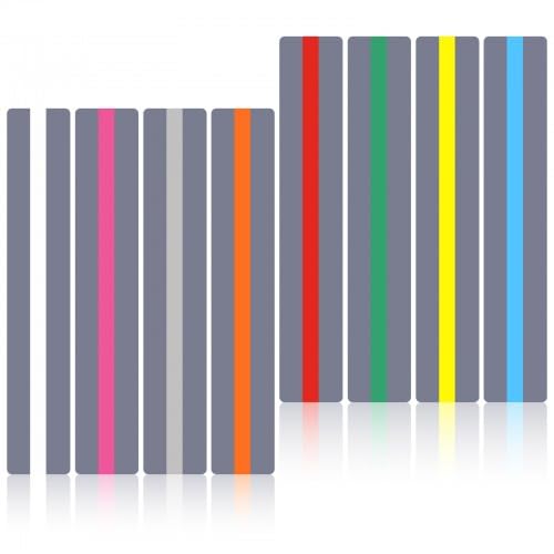 8st Reading Liniaal, Dyslexie Led Reading Band, Led Reading Strips met kleurrijke Markers, Volgende Liniaal voor Leading Beginners, Dyslexic Bladwijzers, 8 Kleuren