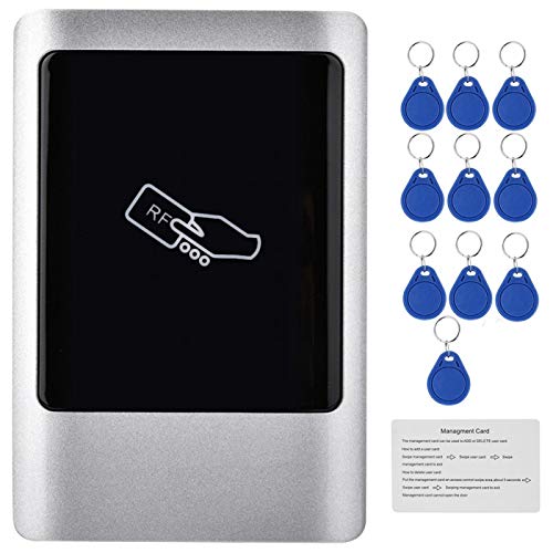 Access Control Card Reader, RFID Reader Access Control voor externe deuren Smartcard IP65 Waterdichte Metalen Access Controller met Touch Screen Ondersteuning voor 1000 gebruikers(ID) 3