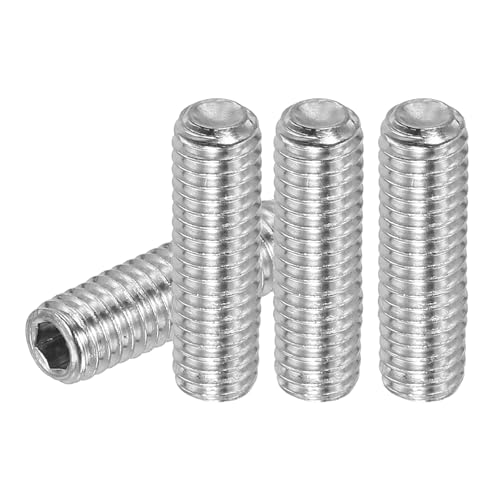 Set van 20 stuks Schroevenset, M6 x 18mm Hexagon Schroef 304 Roestvrij stalen Socket Hex Threaded Pins voor de deurhouder Tik op Lamp Reparatie
