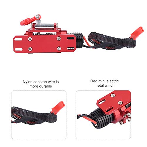 RC Winch, 1:10 Crawler Climbing Cars Elektro-Metall f ̈1r SCX10 D90 D110 TF2 KM2 4