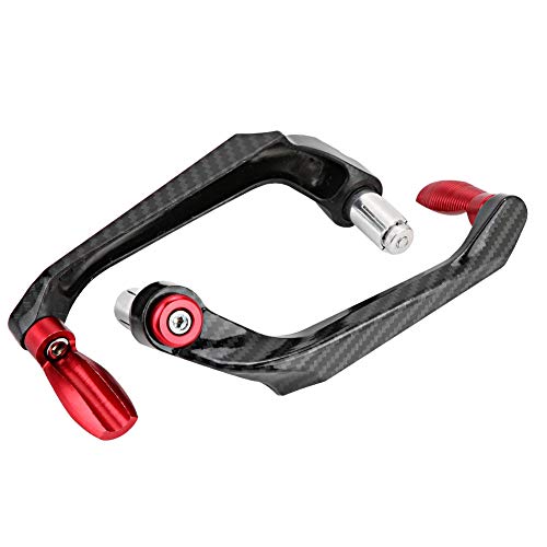 22mm/7/8 inch Universal Motorcycle Handlebar Brake Protector Clutch Lever Guard CNC Aluminium Legering voor Motocross Motorfiets Off-Road Fiets in 5 kleuren(rood)