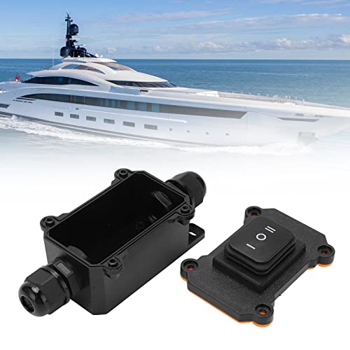 3 Position Rocker Switch, Rocker Switch Aan/uit/aan Rocker Switch 12V 16a IP68 Waterproof Universal voor Car Boat Ship RV 3