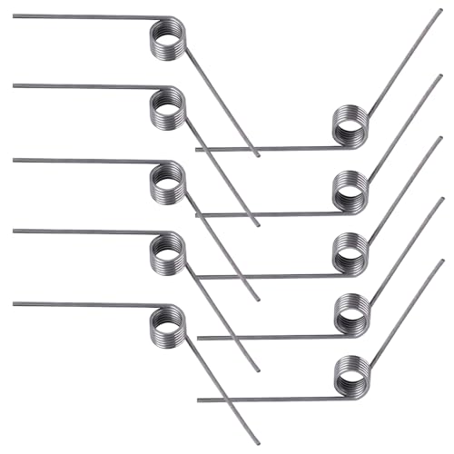 Pak van 10 304 Roestvrij stalen torsieveren, Draad Diameter 0,7 mm, 6 Rotaties x 120° V Vorm, Buitendiameter 4,5 mm, voor Reparatie Projecten