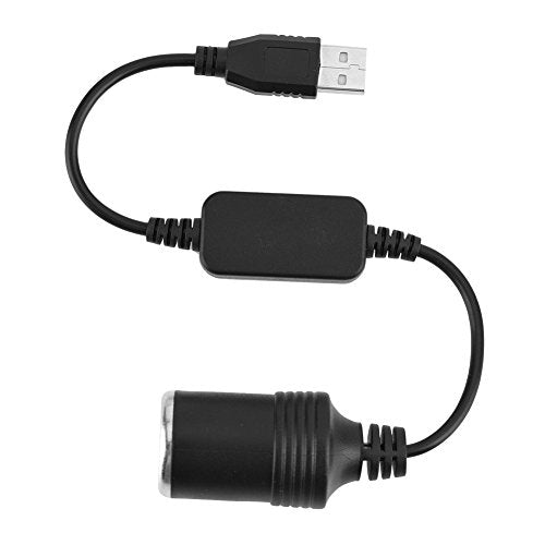 USB naar,Port 12V Sigaret Aansteker Vrouwelijke Converter Lichtgewicht USB 12V Adapter Cord Power Electronic Hond voor het rijden Recorder Charger