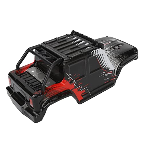 RC Car Body Shell, lange duur RC Car Body Shell Frame Remote Control Car Body Cover Geschikt voor SCY 16103PRO 1/16 RC Car (Rode)