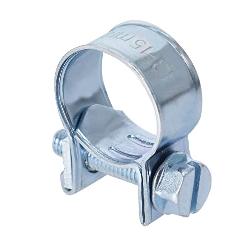 30Stuks roestvrij staal Mini brandstofinjectie slangklemmen verstelbare buis slang Clip Tube Clamps Assortiment Kit (1/4 5/16 3/8) 3