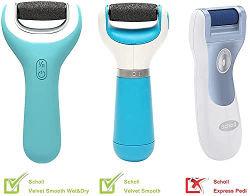 Sea 10 Pack Extra Coarse Mineral Replacement Rollers Velvet Smooth Pedi Replacement Roller Head Refills voor Velvet Smooth Callus Remover Refill Rollers, Blauw 4