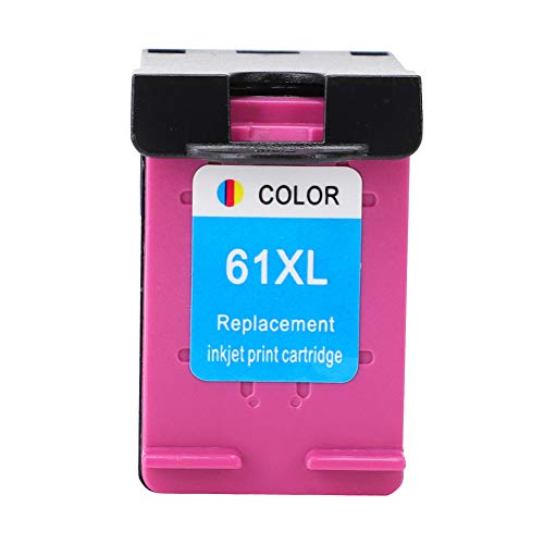 Vervanging inktpatronen, navulbare inktcartridge voor HP 61 XL Officejet 2620 4639 Deskjet 1000 1050 2000 1015 1012 1011 Printer(13.5ML kleur)