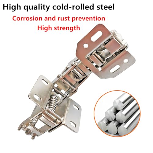 2 x Kast Scharnieren, 90° Opening Hoek, voor Keuken Camper, Caravan 4