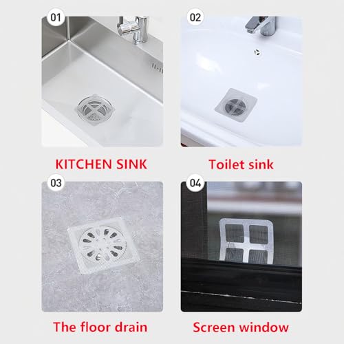 Mosquito Net Reparatie Reparatie Mosquito Net Reparatie Patches voor Mosquito Net Reparatie Sterke Kleefstof voor Windows en Deuren 10 x 10 cm Pack van 10 5